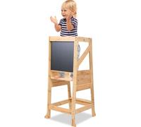 TolleTour Tour d'apprentissage pour enfants Learning Tower Chaise d'apprentissage Chaise haute Tritthocke Natural 100 kg