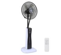 TolleTour Ventilator 75 W Ventilateur sur pied 3 vitesses Ventilateur de sol Générateur de vent Minuterie 7,5 h avec télécommande