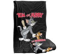 Tom And Jerry Prepared Plaid ultra doux au toucher soyeux - 91 x 147 cm