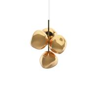 Tom Dixon Melt Chandelier Mini LED Kronleuchter, Gold
