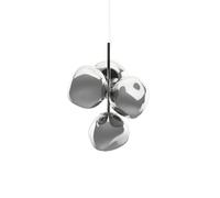 Tom Dixon Melt Chandelier Mini LED Kronleuchter, Silver