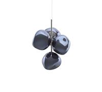 Tom Dixon Melt Chandelier Mini LED Kronleuchter, Smoke
