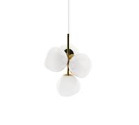 Tom Dixon Melt Chandelier Mini Opal LED Kronleuchter, Opal / Gold