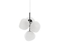 Tom Dixon Melt Chandelier Mini Opal LED Kronleuchter, Opal / Silver