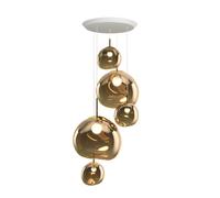 Tom Dixon Melt Pendant System Bronze Pendelleuchte, Trio Round