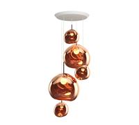 Tom Dixon Melt Pendant System Copper Pendelleuchte, Trio Round