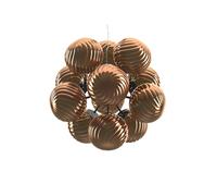 Tom Dixon Whirl Burst Chandelier LED Kronleuchter, Copper