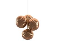 Tom Dixon Whirl Chandelier Small LED Kronleuchter, Copper