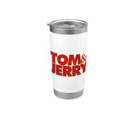 Tom & Jerry Movie Logo Gobelet isotherme en acier inoxydable double paroi