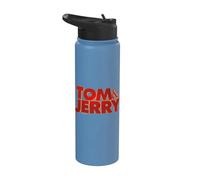 Tom & Jerry Movie Logo Stainless Steel Insulated Water Bottle