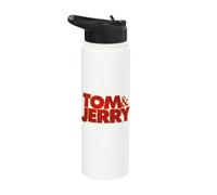 Tom & Jerry Movie Logo Stainless Steel Insulated Water Bottle