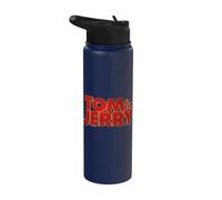 Tom & Jerry Movie Logo Stainless Steel Insulated Water Bottle