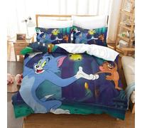 Tom&jerry Parure De Lit Pi¿¿Ces Pour Impression D Housse De Couette En Microfibre Avec Taies Single£¿Xcm£©