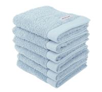 TOM TAILOR Serviette bleu clair / blanc, Taille 30x50cm