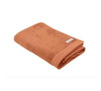 Tom Tailor Serviette de Douche, 70x140 cm, 100% Coton/éponge, avec Deux accroches et étiquette avec Logo, Color Bath Towel Orange (Warm Coral)