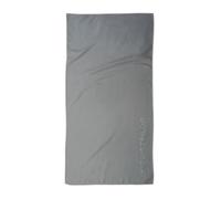 TOM TAILOR Serviette de Fitness, 70x140 cm, 80% polyester, 20% polyamide/ microfibre, avec fine couture en chaîne et logo en relief, SPORTS TOWEL Gris (Moody Grey)