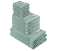 TOM TAILOR Serviette vert, Taille Set