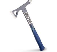 Tomahawk ESTWING Black Eagle avec manche en vinyle bleu, 770 g, avec housse de protection en nylon