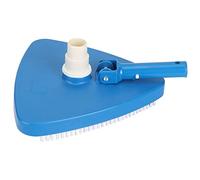 Tomantery Brosse Lestée Triangulaire à Tête d'aspirateur de Piscine pour | Nettoyage des coins, fixation de poteau télescopique, conception coulable, élimination des algues tenaces, utilisation