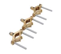 Tomantery Collier de Serrage pour Conduite D'eau - 3 Pièces en Alliage de Cuivre de qualité Supérieure pour Installation de Tuyaux de 1/2 à 1 Pouce