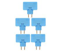 Tomantery Convertisseur de Prise 5 Pièces, Adaptateur d'extension 1 à 3 | Adaptateur de prise sans fil, 10A 1500W, prise rotative, pour voyage à domicile