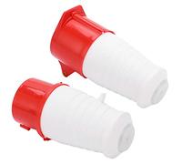 Tomantery Coupleur de Prise Industriel 16A 5 Broches, 3 Phases IP44 | Prise 16A avec ABS et laiton, position de mise à la terre 6h, pour l\'industrie, la chimie, l\'aéroport et le chemin de fer