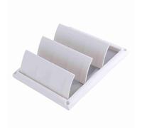 Tomantery Couvercle de Ventilation en Plastique, Grille de Conduit Mural | Écran de ventilation, régulateur de débit d\'air, protection contre les insectes, support mural au plafond, persienne