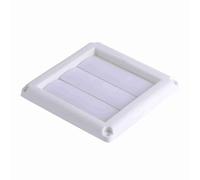 Tomantery Couvercle de Ventilation en Plastique, Grille de Conduit Mural | Écran de ventilation, régulateur de débit d\'air, protection contre les insectes, support mural au plafond, persienne