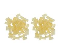 Tomantery Granulés de Colle pour Extensions de Cheveux, Sûr à Utiliser, Perle de Résine à Haute viscosité, 2 Sacs de Granulés D'extension de Cheveux à Pointe en U pour Salon et Maison