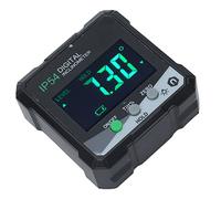 Tomantery Rapporteur Numérique Magnétique 4x90° IP54, Jauge de Biseau LCD | Inclinomètre électronique avec résolution de 0,05 ° pour le travail du bois, détecteur d\'angle pour la construction et les