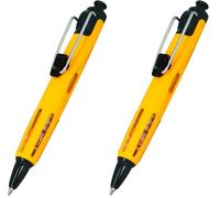 Tombow BC-AP52 Stylo-bille Airpress Pen Jaune, avec technique de Pressurisation, sous blister (Lot de 2)