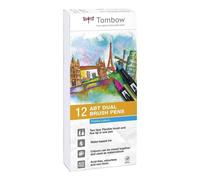 Tombow Boite De 12 Feutres Abt - Couleurs Primaires