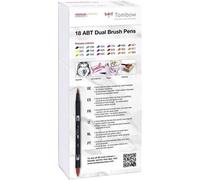 Tombow Boite De 18 Feutres Abt - Couleurs Primaires