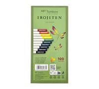 Tombow Coffret de 10 crayons de couleur IROJITEN, Volume 2, Couleurs vives I, mine à base de cire pour des transitions douces, cadeau parfait grâce à son coffret de haute qualité
