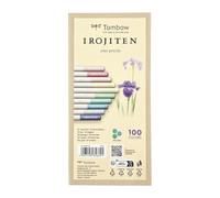 Tombow Coffret de 10 crayons de couleur IROJITEN, Volume 8, Couleurs pastel III, mine à base de cire pour des transitions douces, cadeau parfait grâce à son coffret de haute qualité