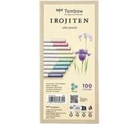 Tombow Coffret de 10 crayons de couleur IROJITEN, Volume 8, Couleurs pastel III, mine à base de cire pour des transitions douces, cadeau parfait grâce à son coffret de haute qualité