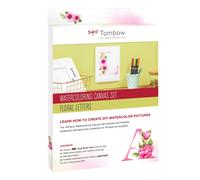 Tombow – Set de toiles Watercoloring – Lettrages floraux