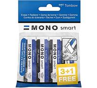 Tombow ET-ST-4P Gomme Mono smart, Format Economique 3 +1 gratuite