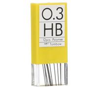 Tombow EX-03P-HB - Tube de 12 mines de criterium, 0,3 mm
