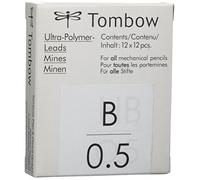 Tombow ex-05p-b - Boîte 12 tubes de 12 mines 0.5 mm