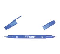 Tombow Feutre Dessin Double Pointe 0,8 Et 0,3 Mm Twintone Bleu Français