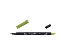 Tombow Feutre Dessin Double Pointe Abt Dual Brush Pen 158 Olive Noire