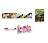 TOMBOW Feutres DUAL BRUSH PEN ABT, kit 12, coul…
