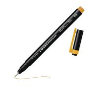 Tombow Fineliner MONO drawing pen jaune- Feutre fineliner, stylo de dessin, encre pigmentée résistante à l’eau, pointe 0,3 mm, idéal pour croquis et dessins techniques [WS-EFL03-03]