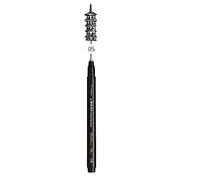 Tombow Fineliner MONO drawing pen, largeur de trait 05 (env. 0.45 mm), encre pigmentée, résistante à l'eau et à la lumière, pour les croquis, pour illustrer et dessiner, noir, WS-EFL-H-05