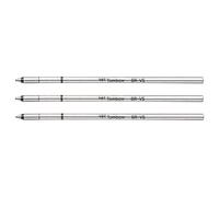Tombow Recharge pour stylo à bille BR-VS, noir, pointe moyenne