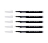Tombow Lot De 5 Recharges Mine Pour Roller Pointe Fine 0,5 - Trait 0,3mm Noir
