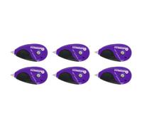 Tombow Lot De 6 Rollers Correcteur Mono Grip - 5 Mm X 10 M Violet/Gris
