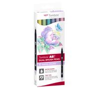 Tombow Marqueur ABT Dual Brush 6C-2 Carton Pastel (6)