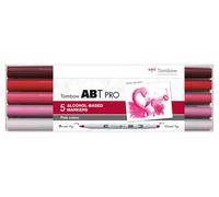 Tombow Marqueur alcool ABT PRO Dual Brush 5P-5 Couleurs rose (5)